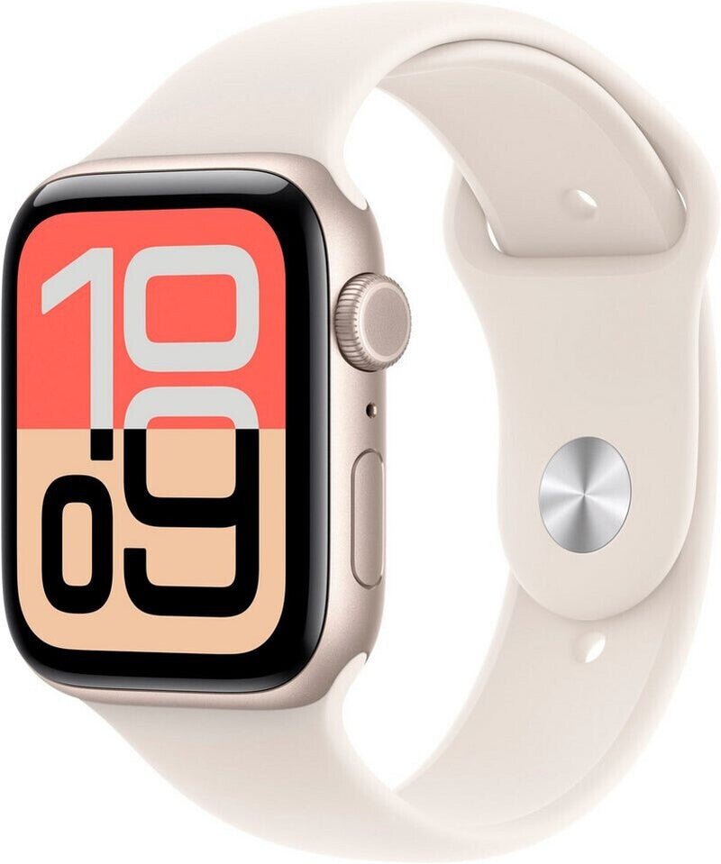 Apple Watch SE 3 5G Cellular - 44mm Starlight Sport Band Starlight M/L - Neu / OVP