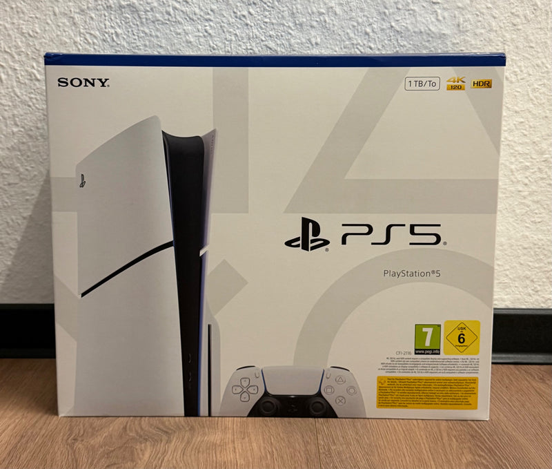 Sony PlayStation 5 Slim - Disc Version - 1 TB - Neu / OVP
