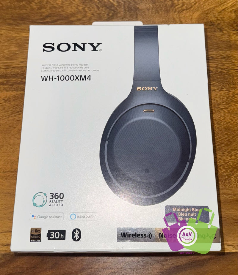 Sony WH-1000XM4- Bluetooth Noise cancellation- schwarz  NEUWERTIG/OVP