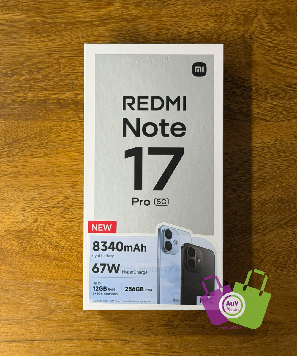 Redmi Note 17 Pro 5g - Black - 256GB - Neu/Ovp