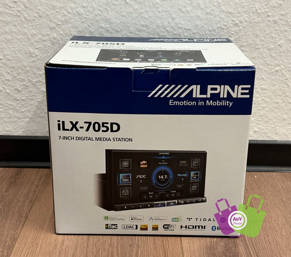 Alpine iLX-705D · 2-DIN-Autoradio mit Navi, CarPlay und Android Auto