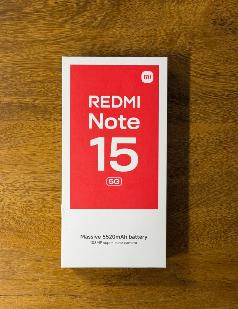 Redmi Note 15 5G - 128GB - Black - Neu/Ovp