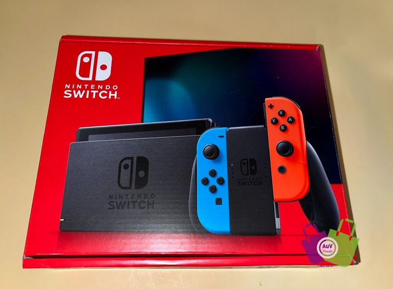 Nintendo Switch - Schwarz/Rot/Blau-NEW EDITION-Neuwertig/OVP